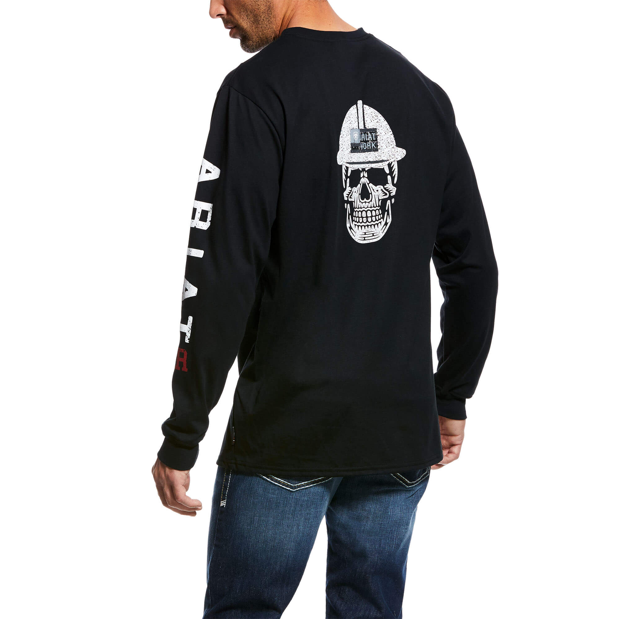 3.0 Oversized T Shirt - White Skull