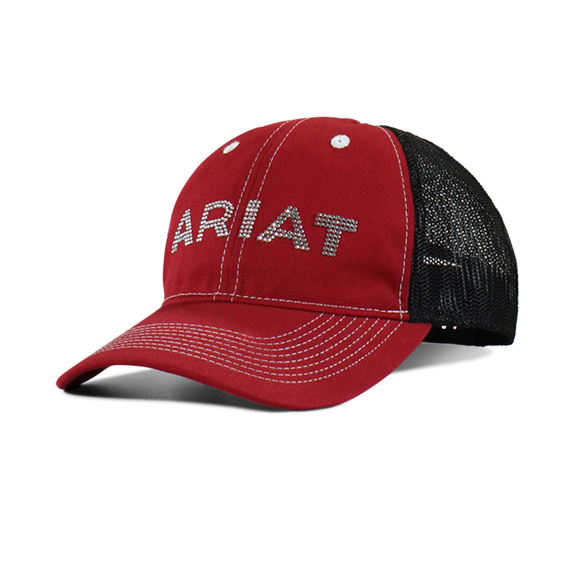 ARIAT Women's Studded Mexico Cap - Rhinestone Detail, Black, Hand Wash