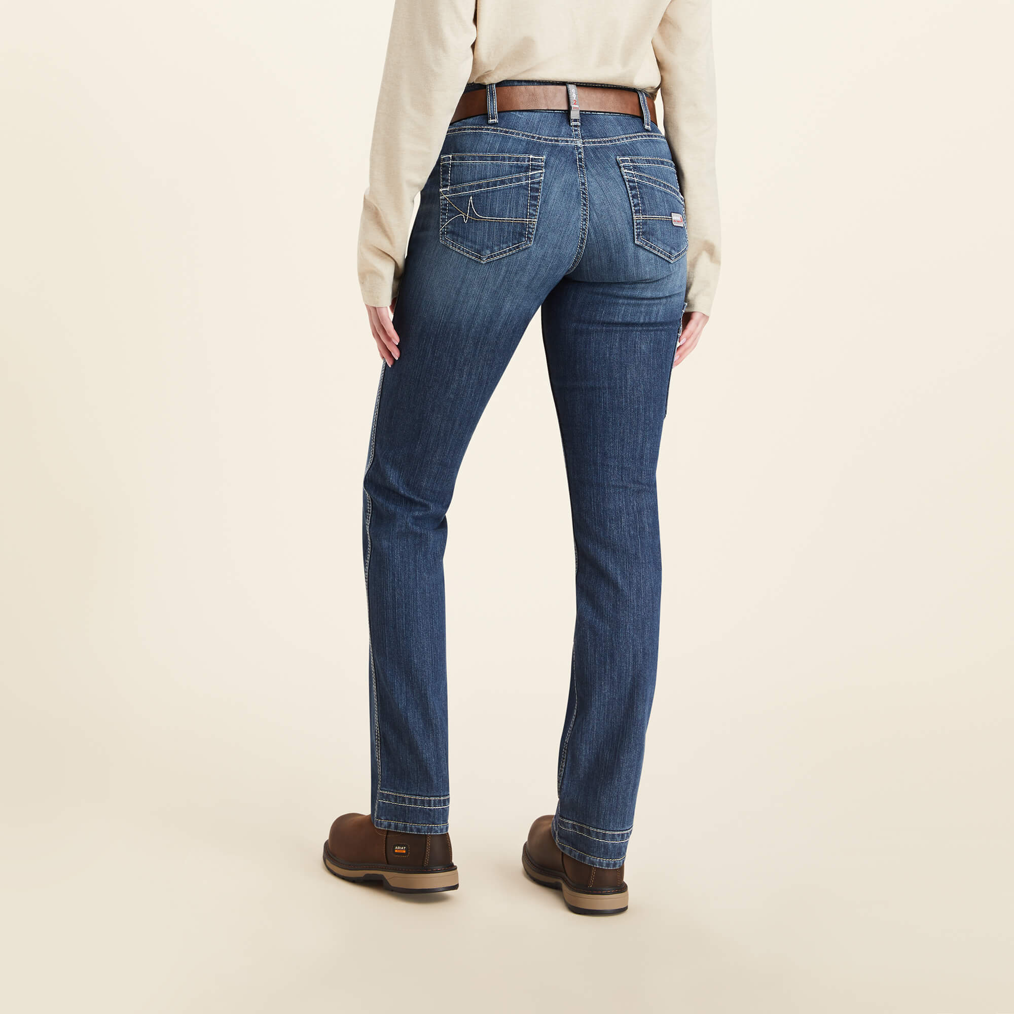 FR Perfect Rise Perfect Rise DuraLight Stretch Cell Phone DuraStretch Straight Leg Jeans - thumbnail 2