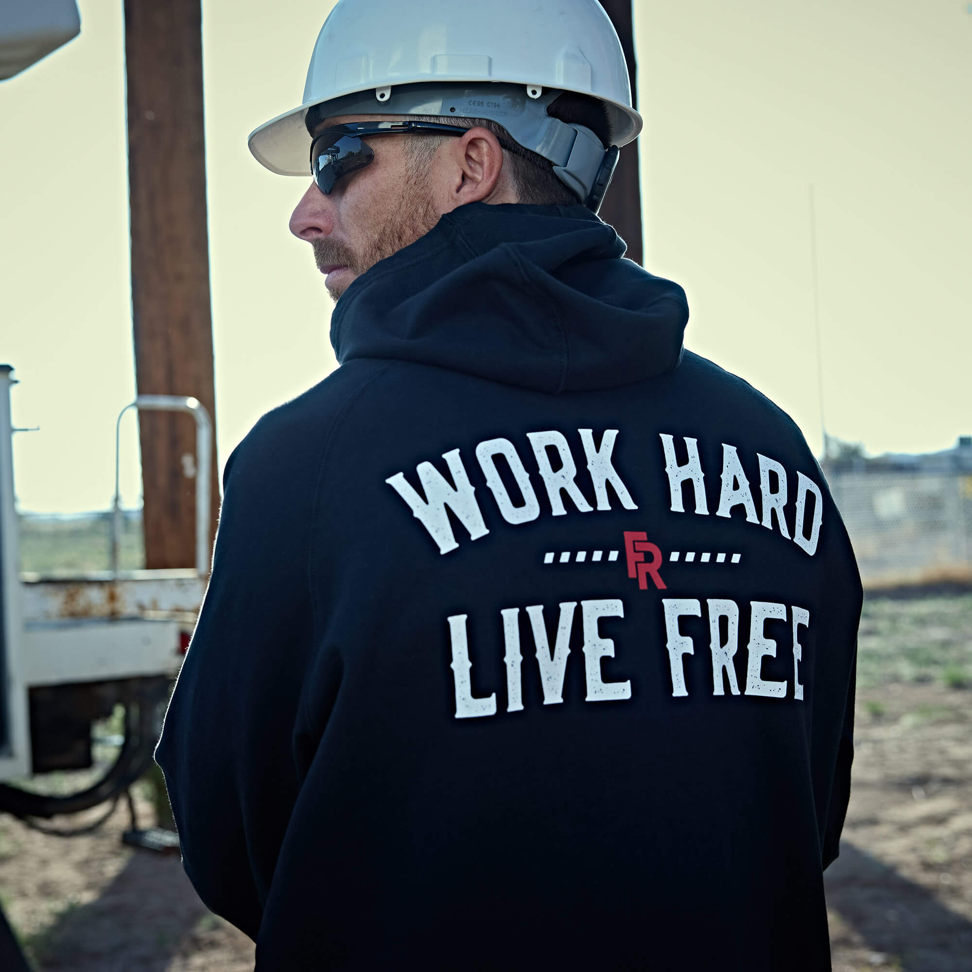 FR DuraStretch Work Hard Live Free Hoodie - thumbnail 2