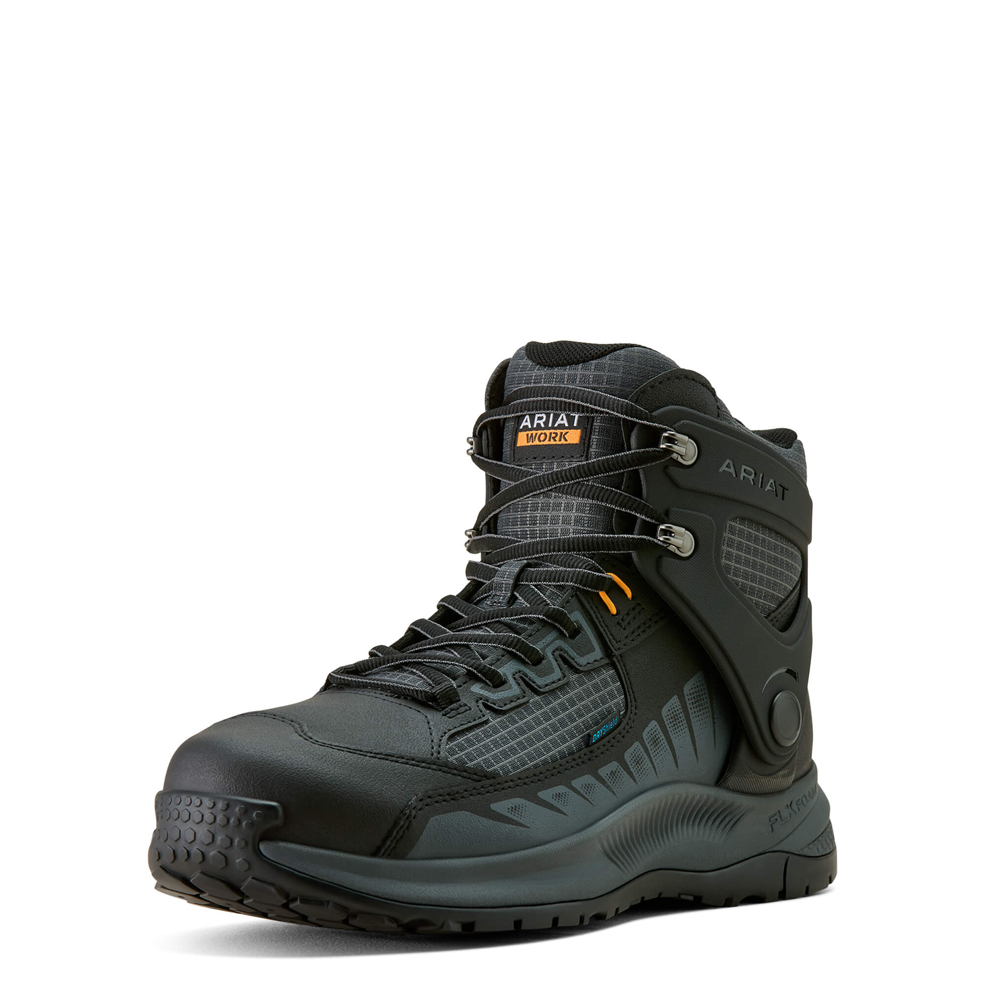 Ariat Black Work Boot Shoe Box with Orange Logo Accents ARIAT MEN main image 2