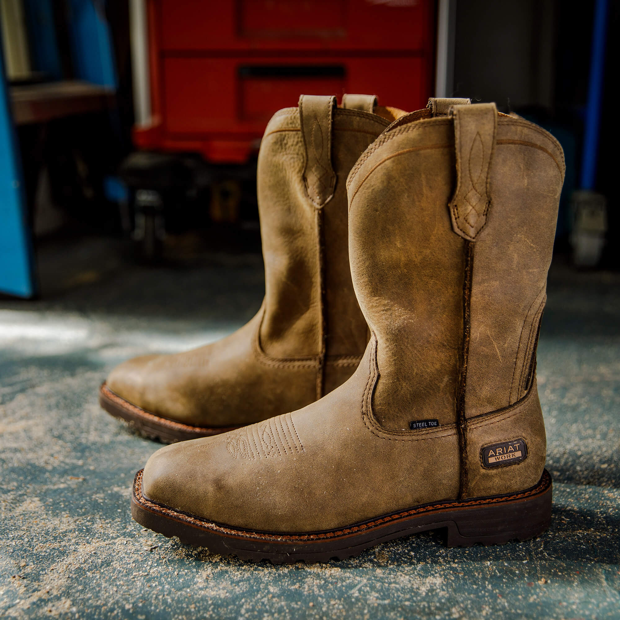 Activator Wide Square Toe Steel Toe Work Boot - thumbnail 2