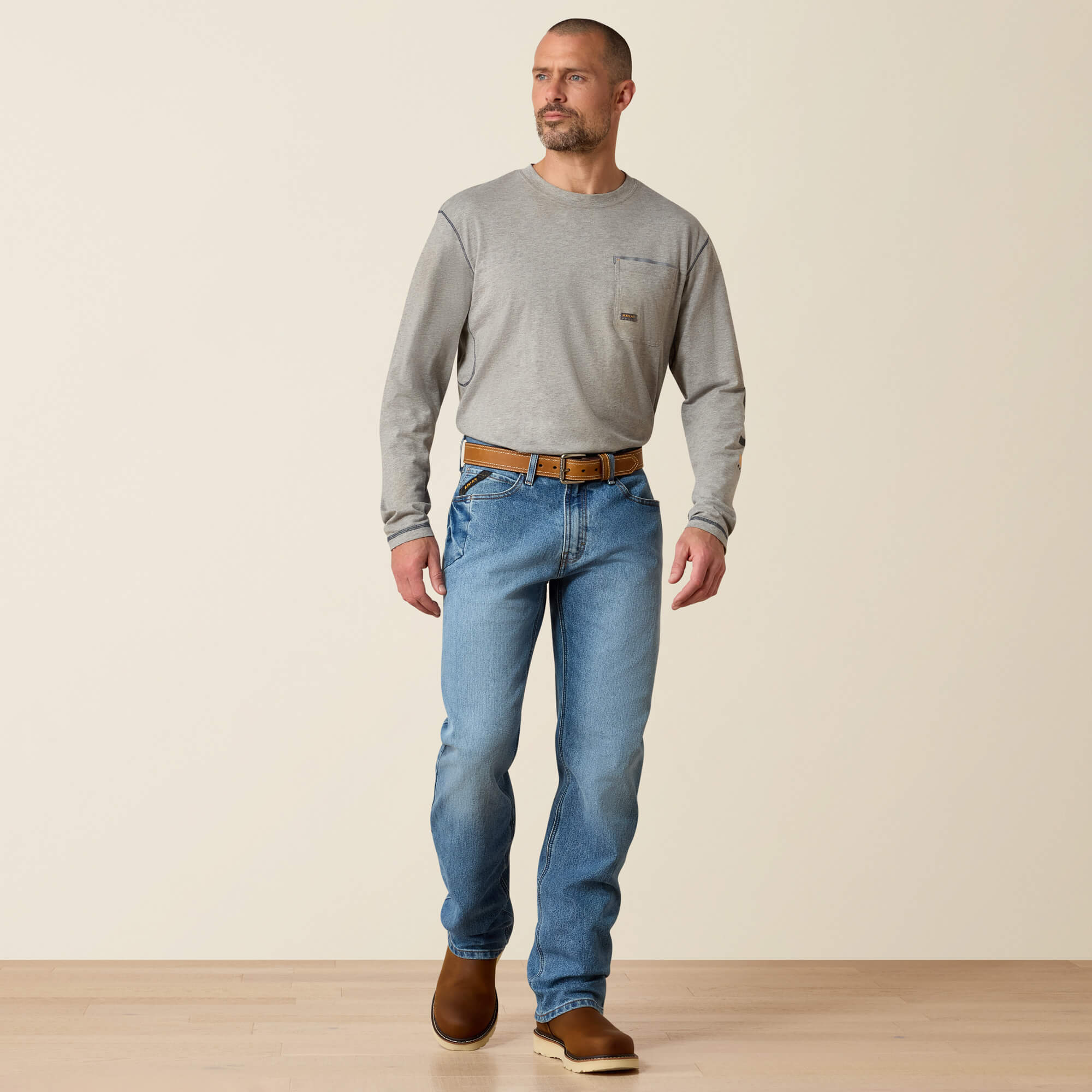 Rebar M4 Relaxed DuraStretch Basic Boot Cut Jean - thumbnail 4