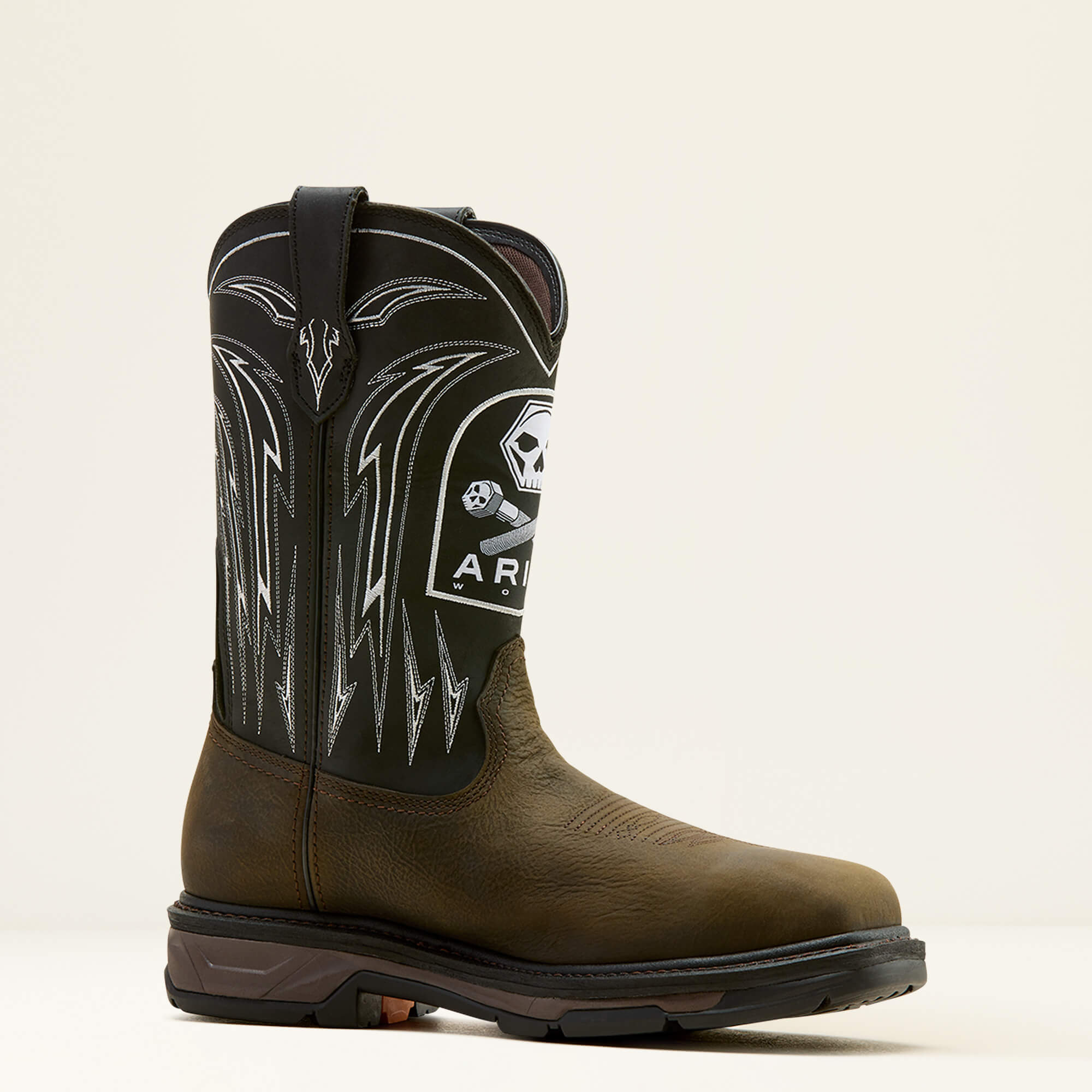 WorkHog XT Bolt Skull Waterproof Wide Square Toe Carbon Toe Work Boot - thumbnail 6