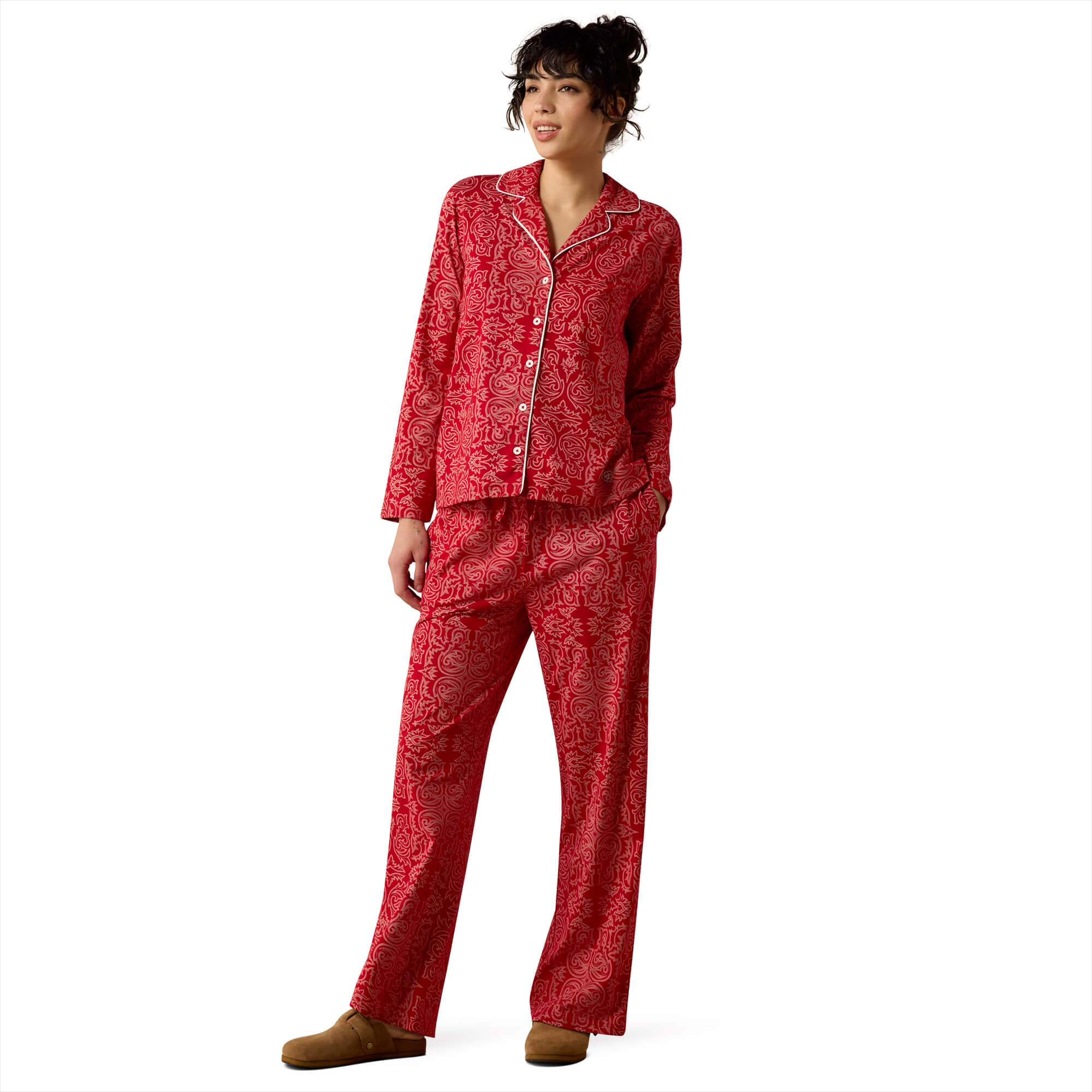 Women's Dreams Pajama Set in Boot Scootin' Cotton/Elastane, Size: XS by Ariat