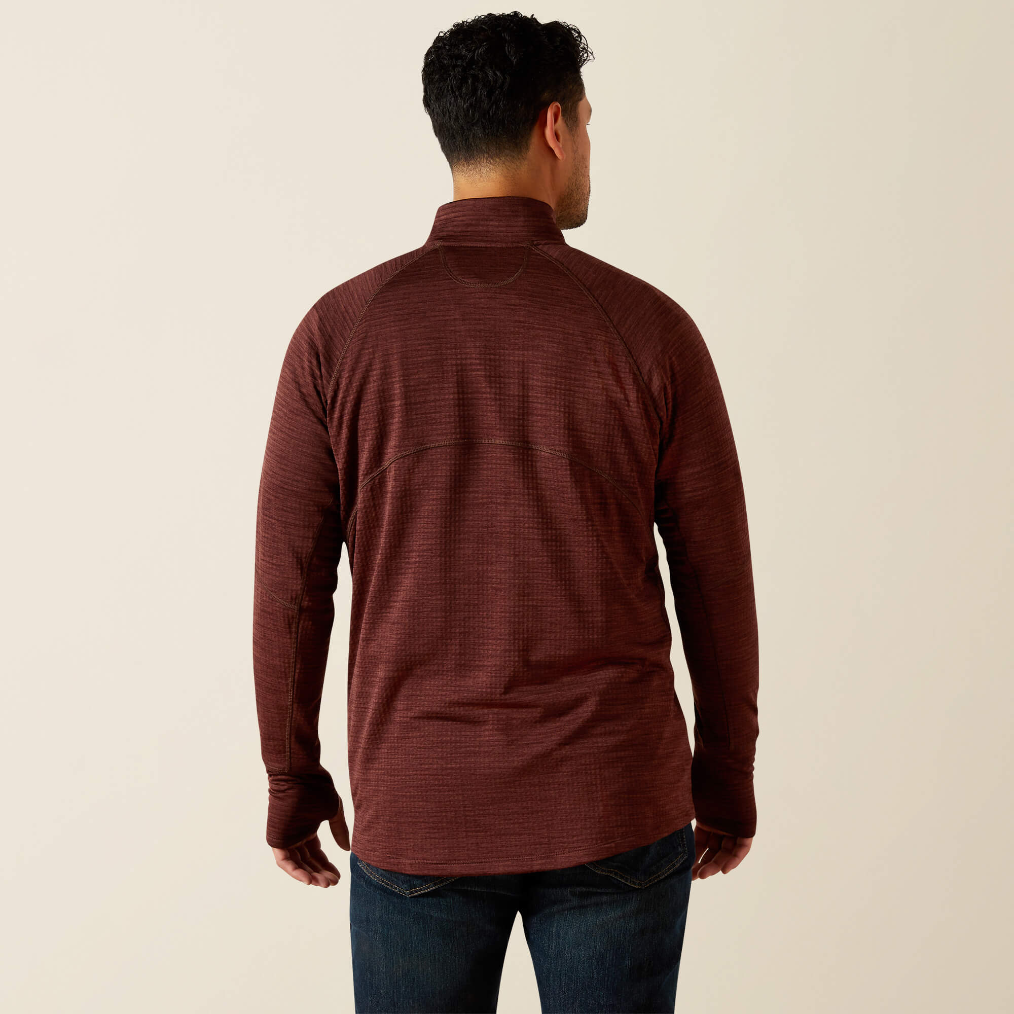 Rebar Gridwork Baselayer 1/4 Zip T-Shirt - thumbnail 2