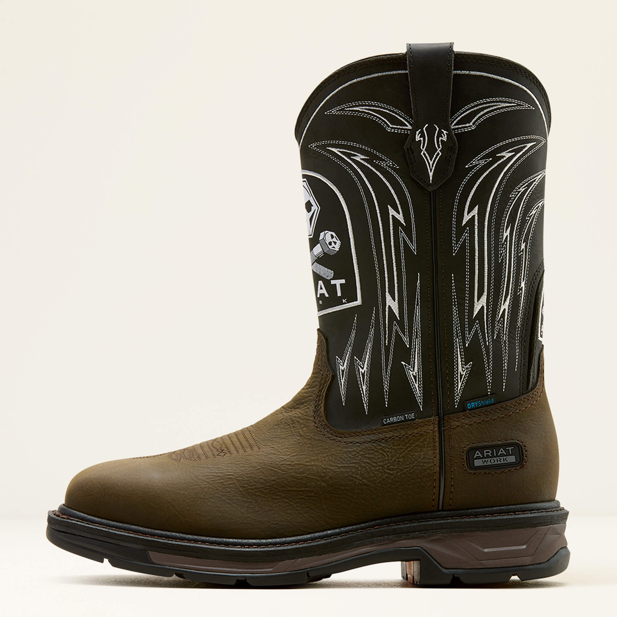 WorkHog XT Bolt Skull Waterproof Wide Square Toe Carbon Toe Work Boot - thumbnail 2