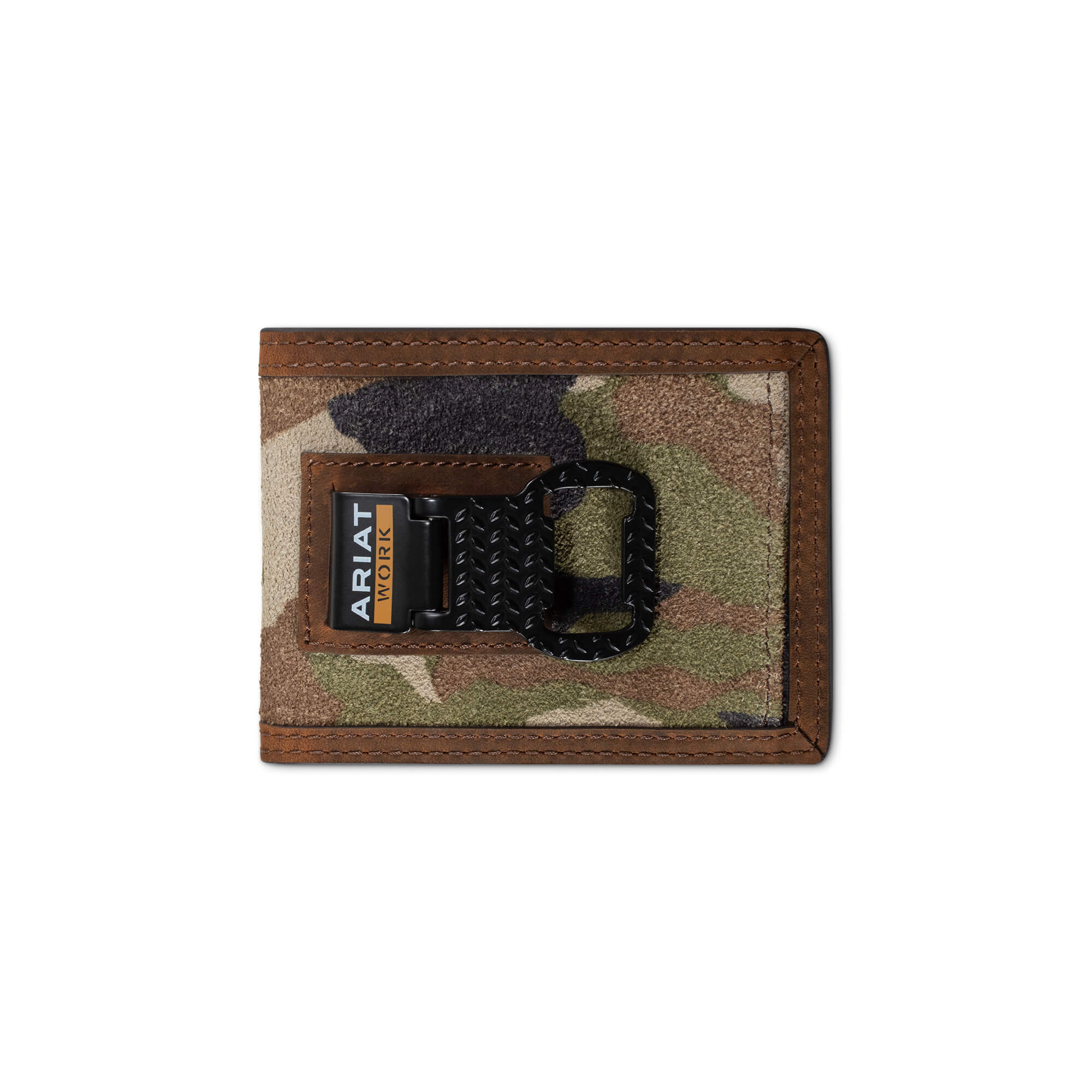 Men's Camo Inlay Money Clip in Brown by Ariat