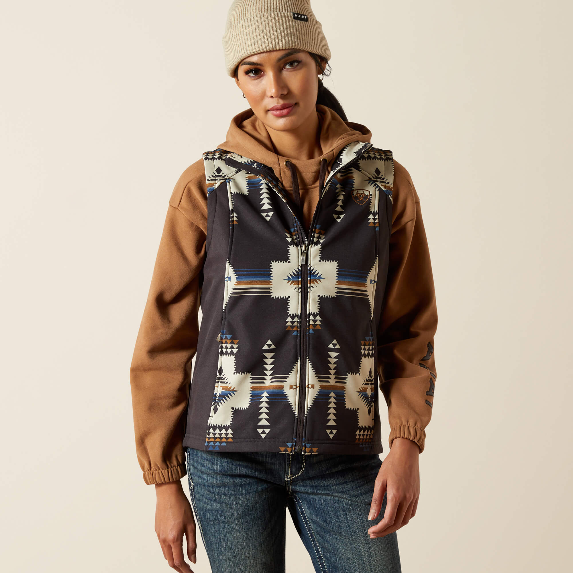 Ariat Logo Softshell Print Vest