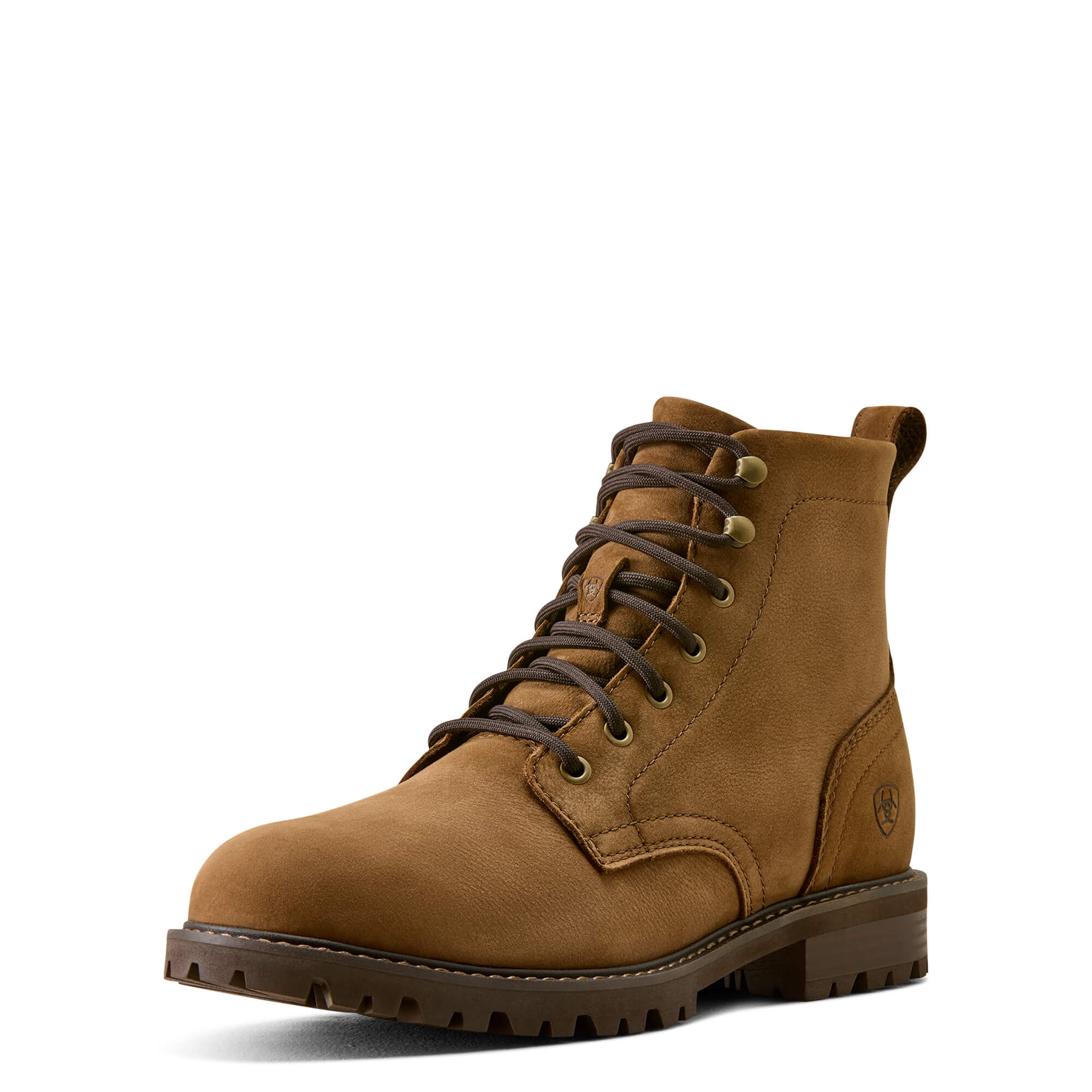 Men's Moorland Boots in Toasted Walnut Leather, Size: 7 D / Medium by Ariat
