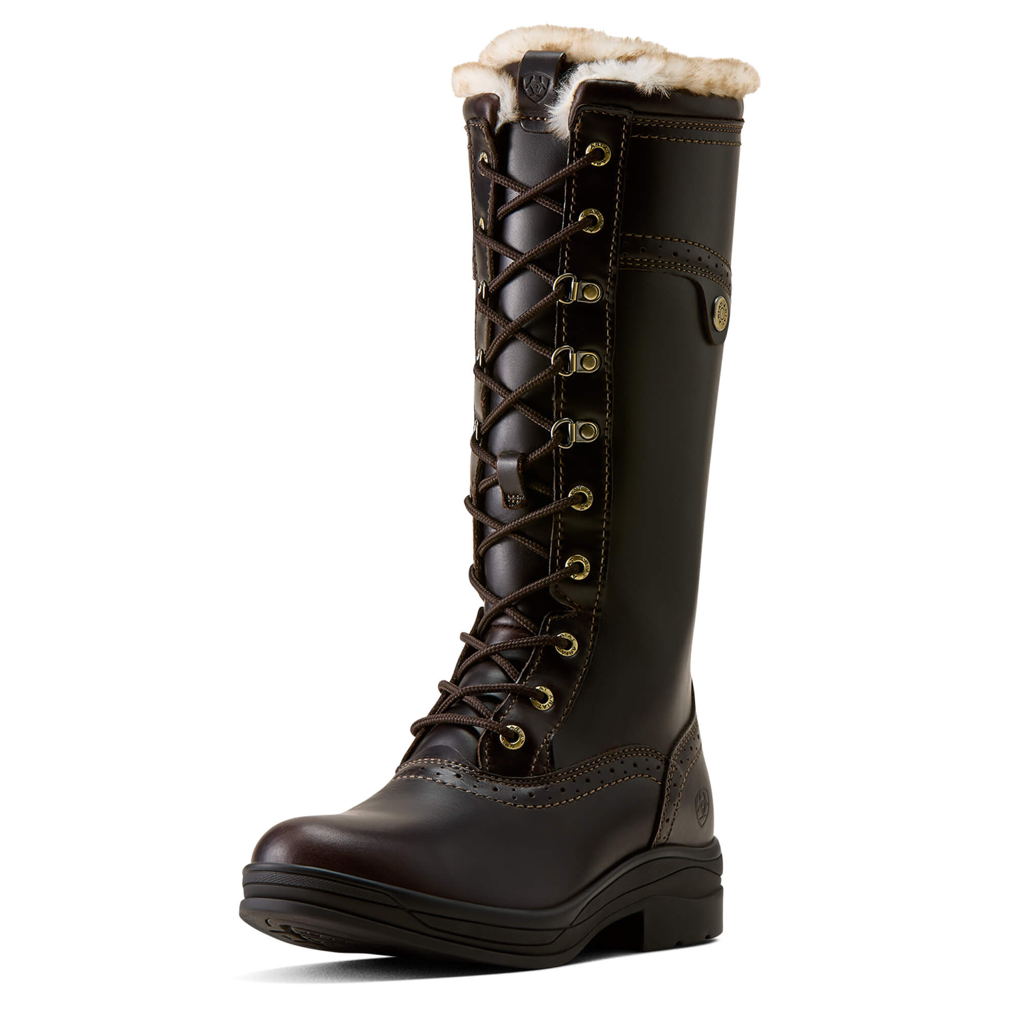 Women's Wythburn II Sherpa Waterproof Boots in Dark Mocha, Size: 5.5 B / Medium by Ariat