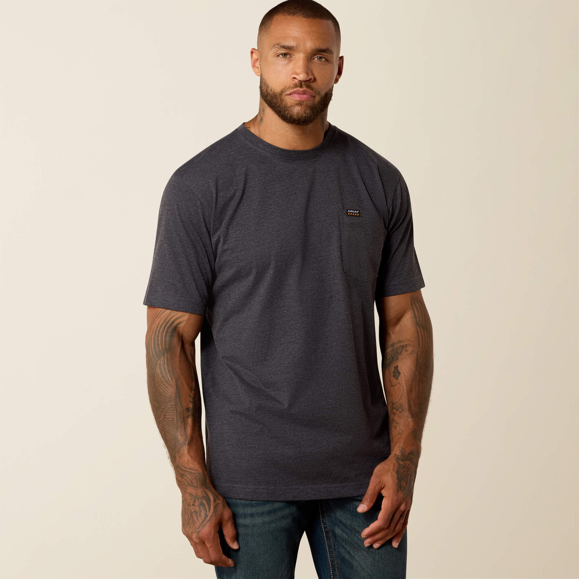Rebar Cotton Strong Skull T-Shirt - thumbnail 2
