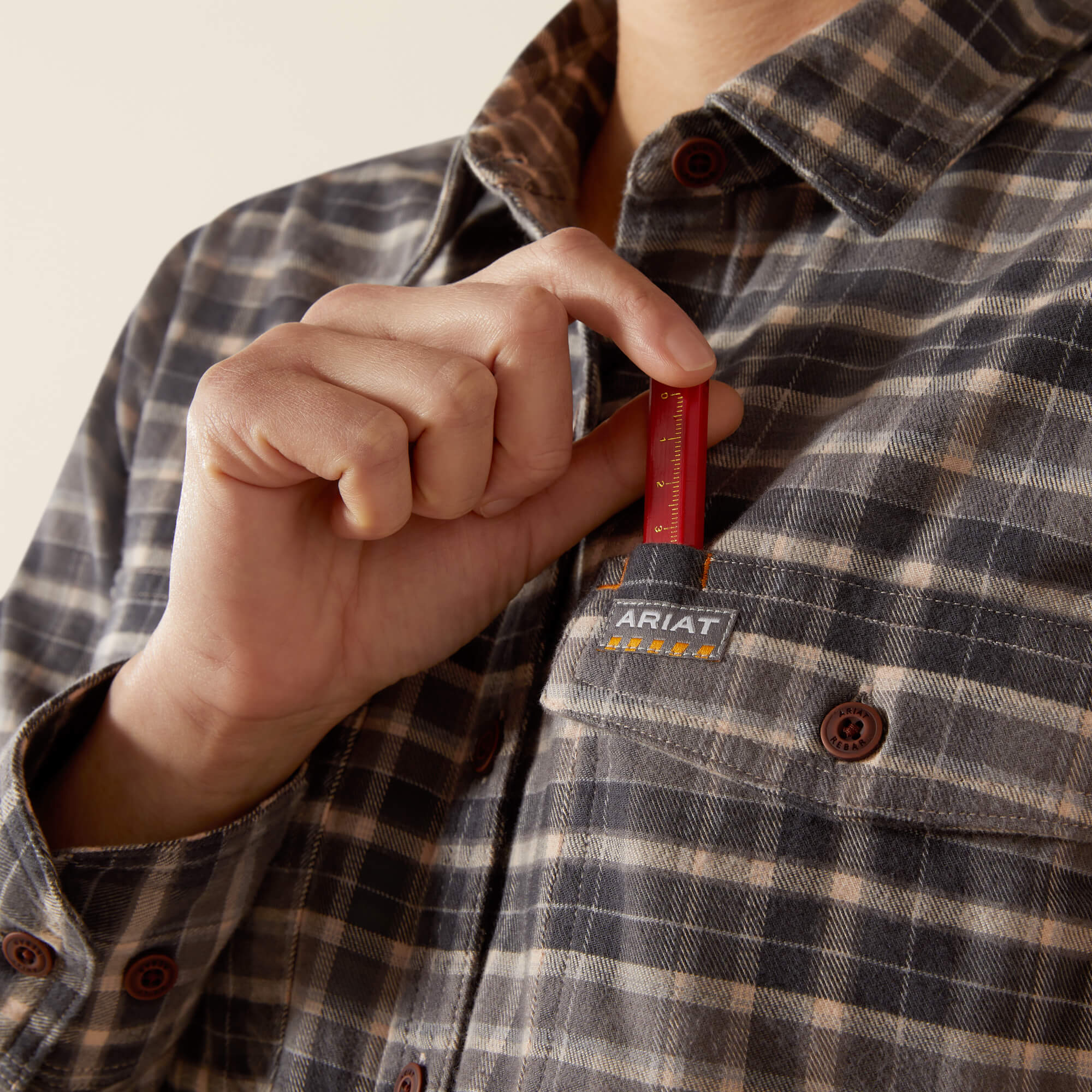 Rebar Flannel DuraStretch Work Shirt - thumbnail 6