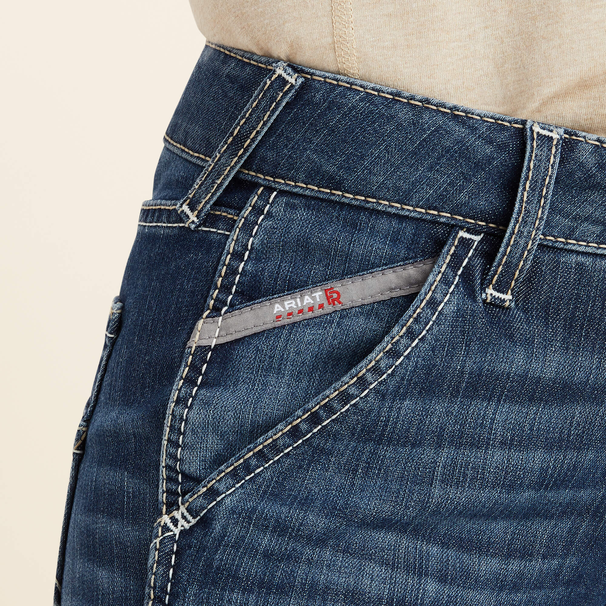 FR Perfect Rise Perfect Rise DuraLight Stretch Cell Phone DuraStretch Straight Leg Jeans - thumbnail 5